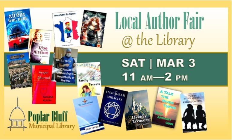 Poplar Bluff Municipal Library Hosting Local Author Fair